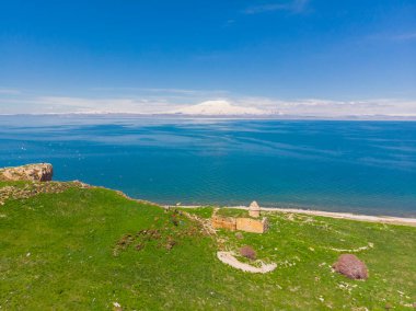 arpanak adası Aerial view / Van - Türkiye