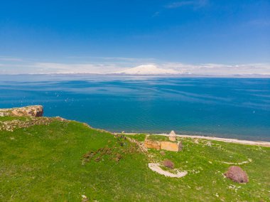 arpanak adası Aerial view / Van - Türkiye