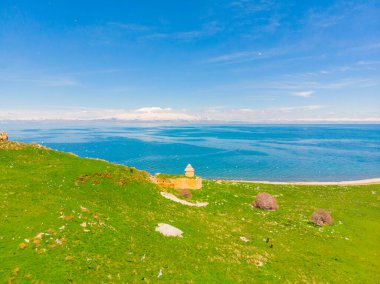 Altinsac Kilisesi, Van Şehri, hava manzarası.