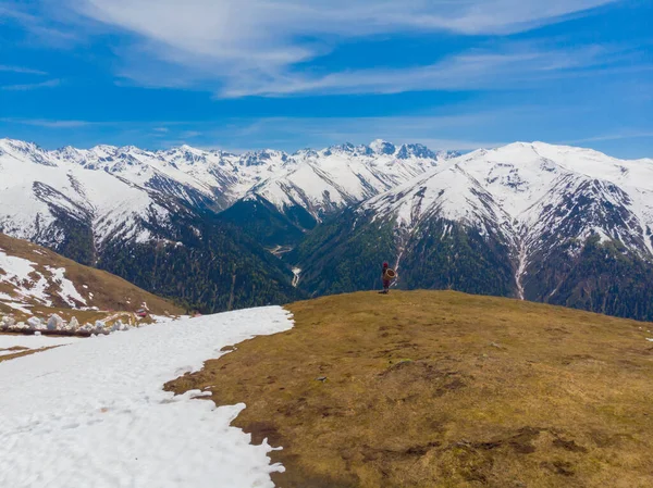 Drone Beelden Van Zilkale Kasteel Rize Ariëel Bos — Stockfoto