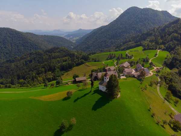 Kostel Mikuláše Miklav Slovinsko — Stock fotografie