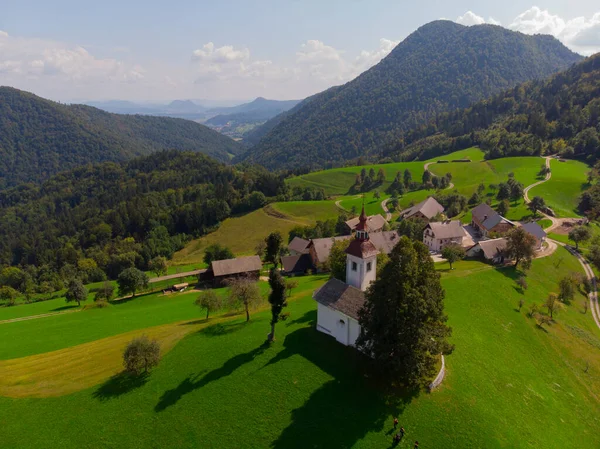 Sint Nicolaaskerk Miklav Slovenië — Stockfoto