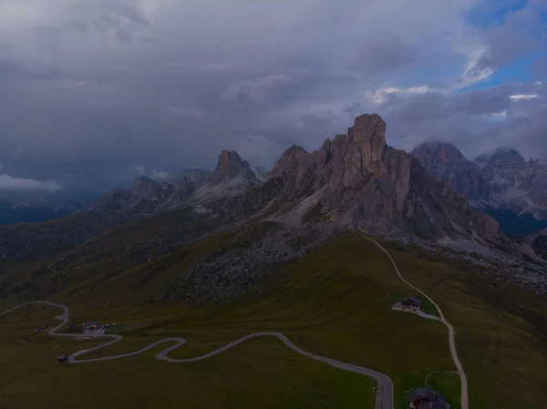 Италия Dimites Moutnain Passo Giau Южном Тироле — стоковое фото