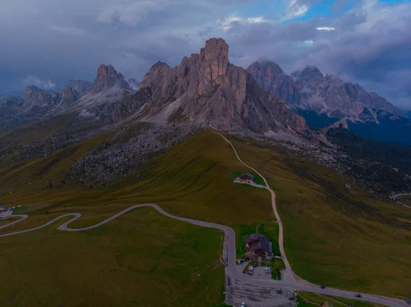 Италия Dimites Moutnain Passo Giau Южном Тироле — стоковое фото