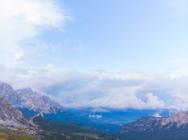 İtalya Dolomites moutnain - Passo di Giau South Tyrol içinde.