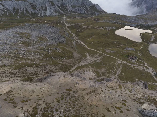 Rifugio Auronzo Chiesetta Degli Alpini National Park Tre Cime Lavaredo — Fotografia de Stock