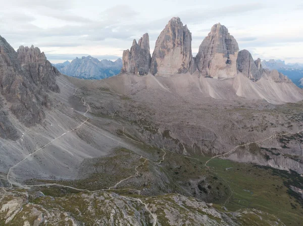 Rifugio Auronzo Chiesetta Degli Alpini Parque Nacional Tre Cime Lavaredo —  Fotos de Stock