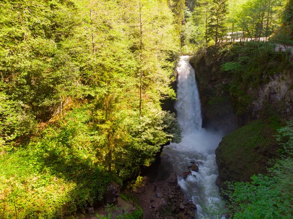 Luftaufnahme Des Palovit Wasserfalls — Stockfoto