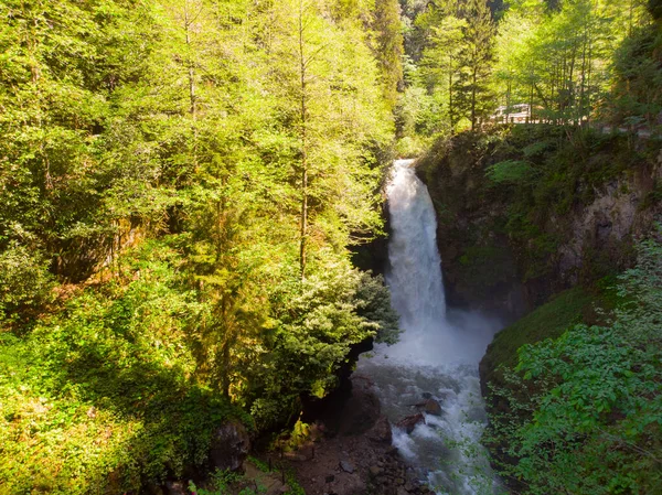 Veduta Aerea Della Cascata Palovit — Foto Stock