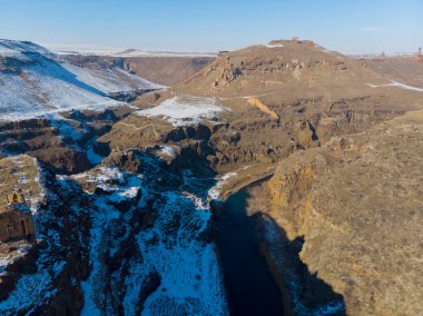 Ani harabeler hava görüntüsü / Kars