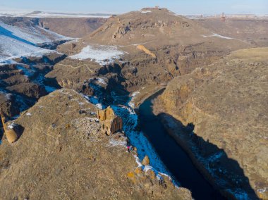 Ani harabeler hava görüntüsü / Kars
