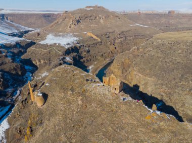 Ani harabeler hava görüntüsü / Kars