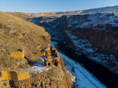 Ani harabeler hava görüntüsü / Kars