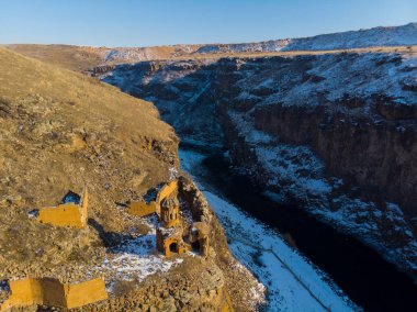Ani harabeler hava görüntüsü / Kars