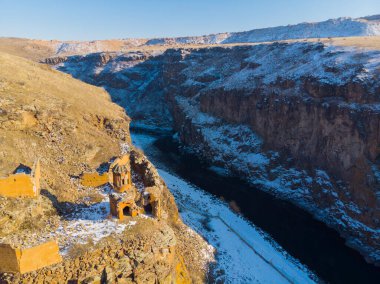 Ani harabeler hava görüntüsü / Kars