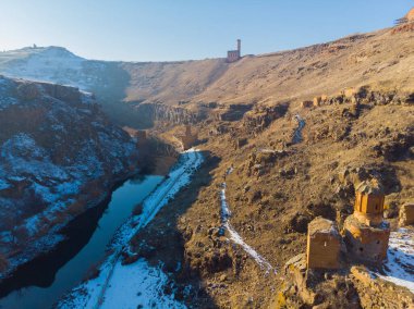 Ani harabeler hava görüntüsü / Kars