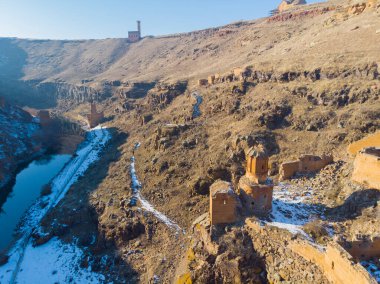 Ani harabeler hava görüntüsü / Kars