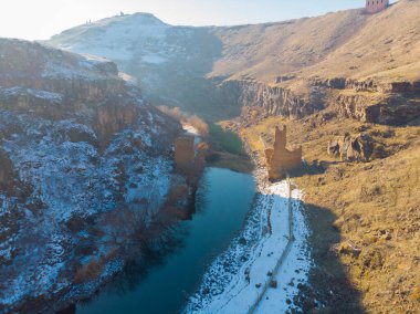 Ani harabeler hava görüntüsü / Kars