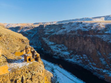 Ani harabeler hava görüntüsü / Kars