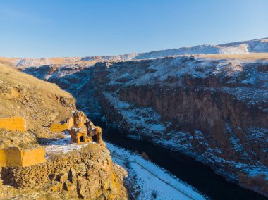 Ani harabeler hava görüntüsü / Kars