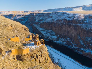 Ani harabeler hava görüntüsü / Kars