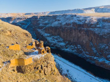 Ani harabeler hava görüntüsü / Kars