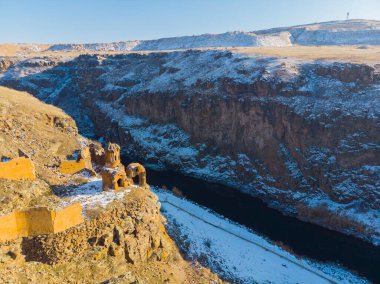 Ani harabeler hava görüntüsü / Kars