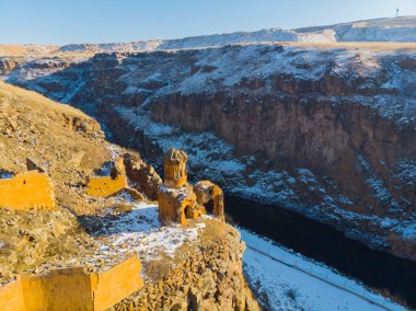 Ani harabeler hava görüntüsü / Kars