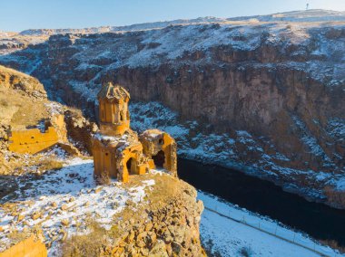 Ani harabeler hava görüntüsü / Kars