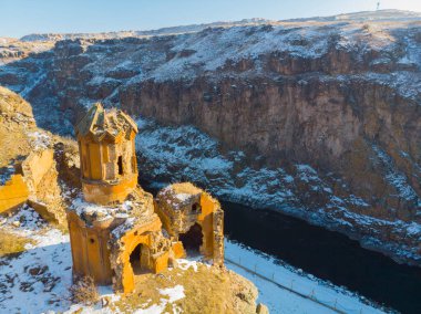 Ani harabeler hava görüntüsü / Kars