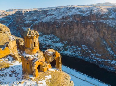 Ani harabeler hava görüntüsü / Kars