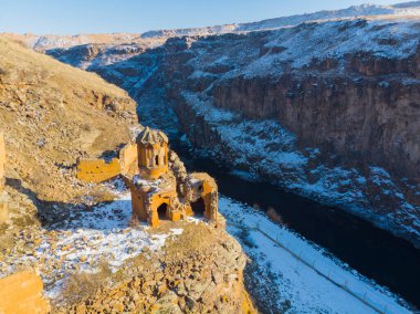 Ani harabeler hava görüntüsü / Kars