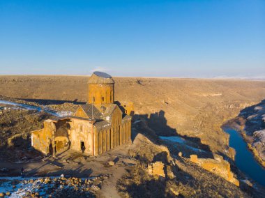 Ani harabeler hava görüntüsü / Kars