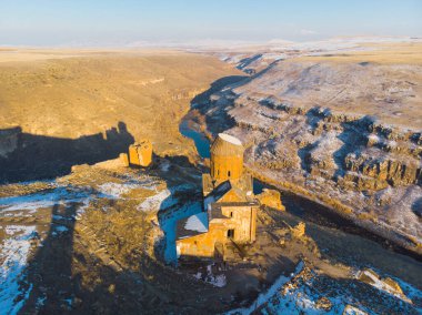 Ani harabeler hava görüntüsü / Kars