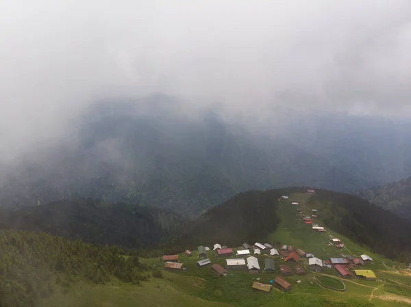 土耳其Aerial View的Pokut高原和Kackar山脉 — 图库照片