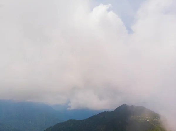 Pico Montaña Las Nubes Turquía Karadeniz Zona Rize Ciudad — Foto de Stock