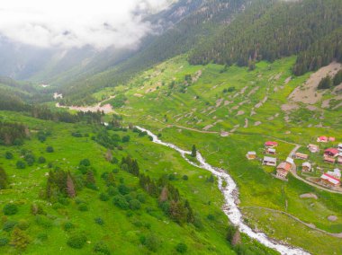 Bulutlardaki dağ zirvesi, Türkiye Karadeniz Bölgesi Rize kenti