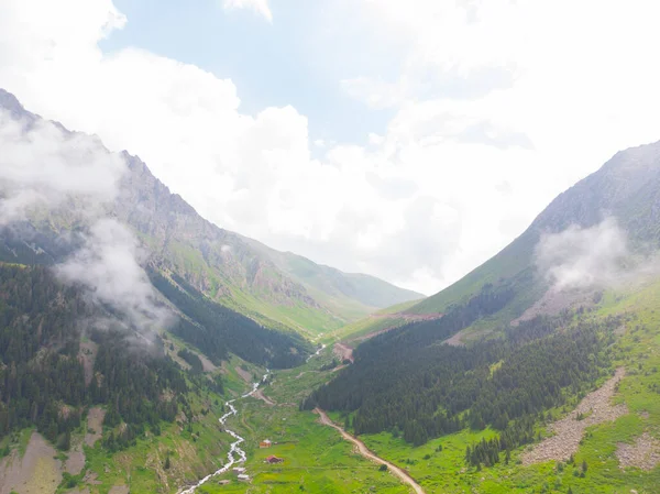 Pico Montaña Las Nubes Turquía Karadeniz Zona Rize Ciudad —  Fotos de Stock