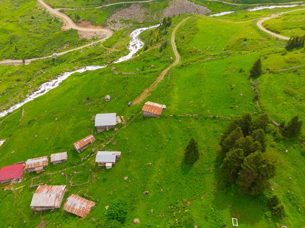 Bulutlardaki Dağ Zirvesi Türkiye Karadeniz Bölgesi Rize Kenti — Stok fotoğraf