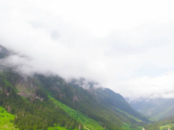 Pico Montaña Las Nubes Turquía Karadeniz Zona Rize Ciudad — Foto de Stock