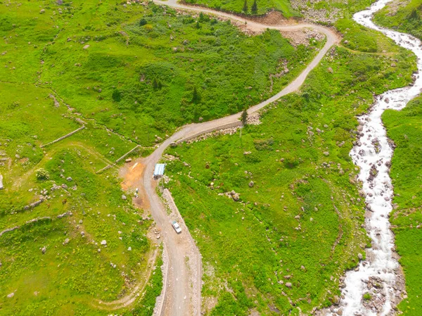 Горный Пик Облаках Турция Karadeniz Зоны Ризе Города — стоковое фото