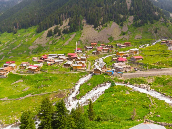 Montanha Pico Nas Nuvens Turquia Karadeniz Zona Rize Cidade — Fotografia de Stock