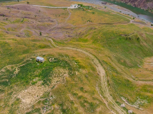 Palu Elazig Vista Aérea Ciudad Vieja —  Fotos de Stock