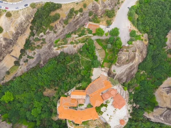 Meteora Grecia Vista Aerea Della Città Vecchia — Foto Stock