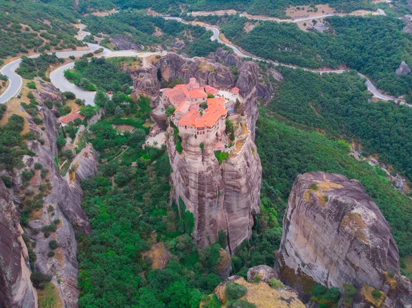 希腊气象部门 旧城空中景观 — 图库照片