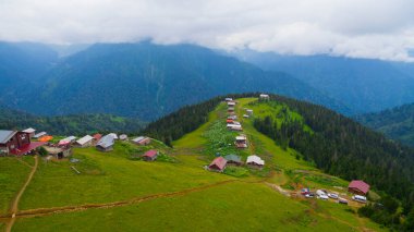 Türkiye 'nin Kackar dağlarındaki Pokut Platosu.