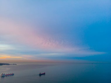 Yavuz Sultan Selim Köprüsü Havalimanı, İstanbul. Coronavirus 'un ortasında sokaklar bomboş. Mega City' de tecrit var. En uzunlarından biri..