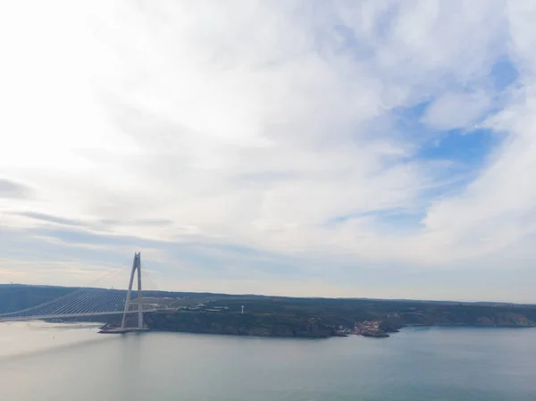 Lotnisko Yavuz Sultan Selim Bridge Stambule Puste Ulice Pośród Koronawirusów — Zdjęcie stockowe