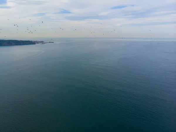 Luchtfoto Van Yavuz Sultan Selim Bridge Istanbul Lege Straten Midden — Stockfoto