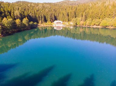 Savsat doğa parkı, manzara, göller ve dağlar, hava manzarası, Artvin - Türkiye
